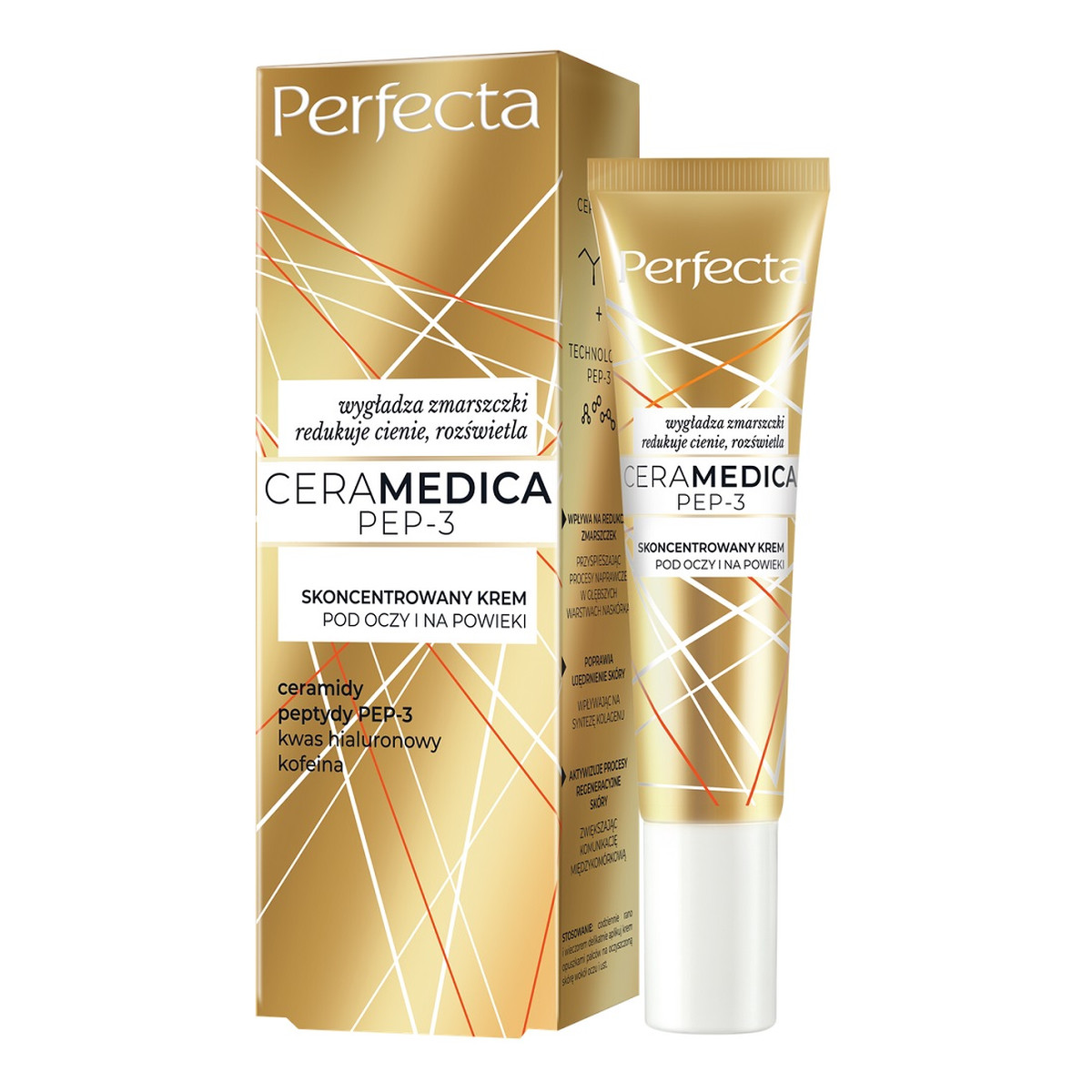 Perfecta Ceramedica Pep-3 skoncentrowany Krem pod oczy i na powieki 15ml