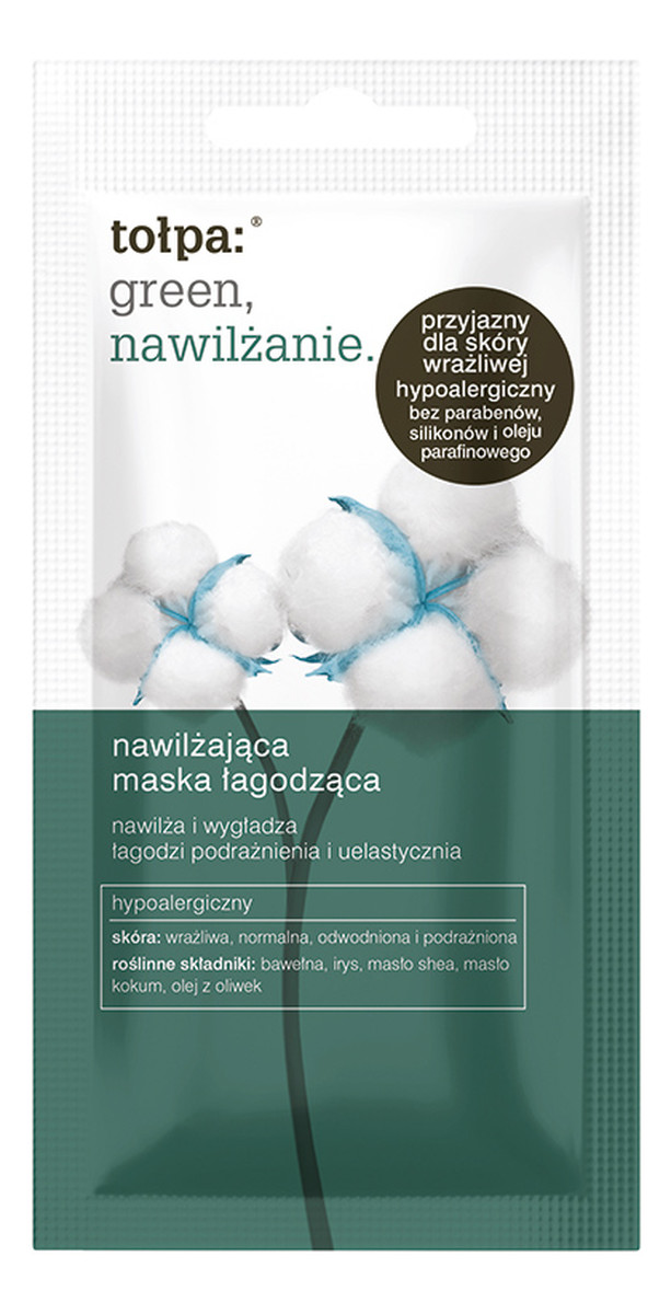nawilżająca maska łagodząca (saszetka)
