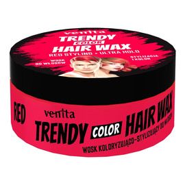 Trendy color hair wax koloryzujący wosk do stylizacji włosów red