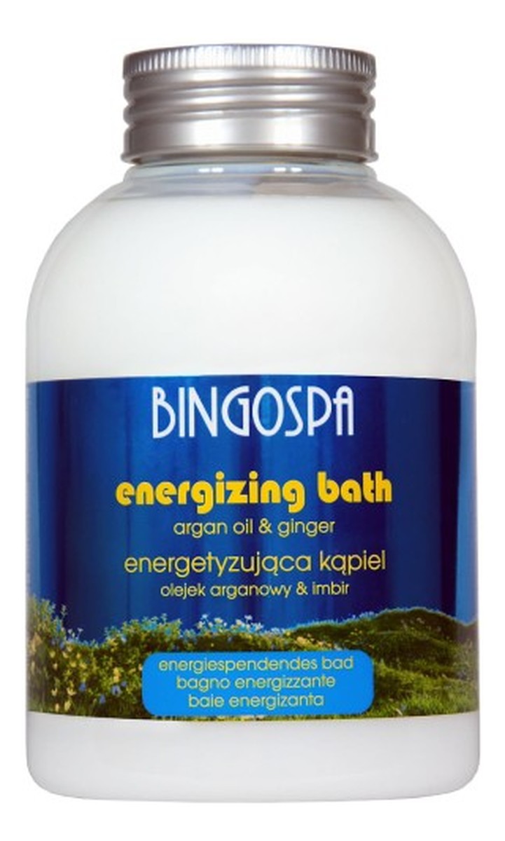BingoSpa Energizująca kąpiel olejek arganowy & imbir - Energizing bath argan oil ginger 500 ml