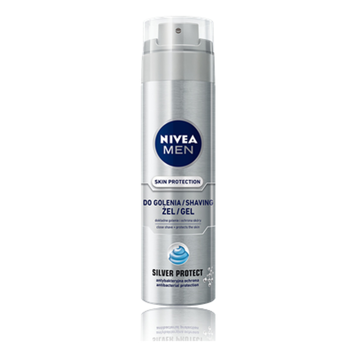 Nivea For Men Żel Do Golenia Dla Mężczyzn Silver Protect 200ml