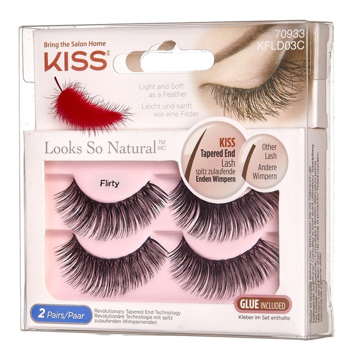 Sztuczne rzęsy Looks So Natural - Flirty 2 pary