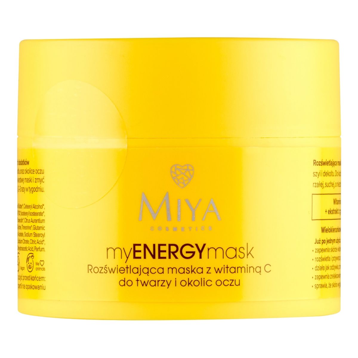 Miya Cosmetics Myenergymask rozświetlająca maska z witaminą c 50ml