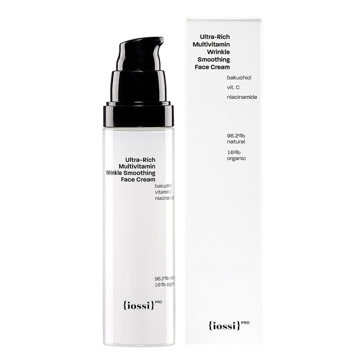 Iossi Ultra-Rich Multivitamin Wrinkle Smoothing Face Cream multiwitaminowy wygładzający Krem do twarzy z bakuchiolem 50ml