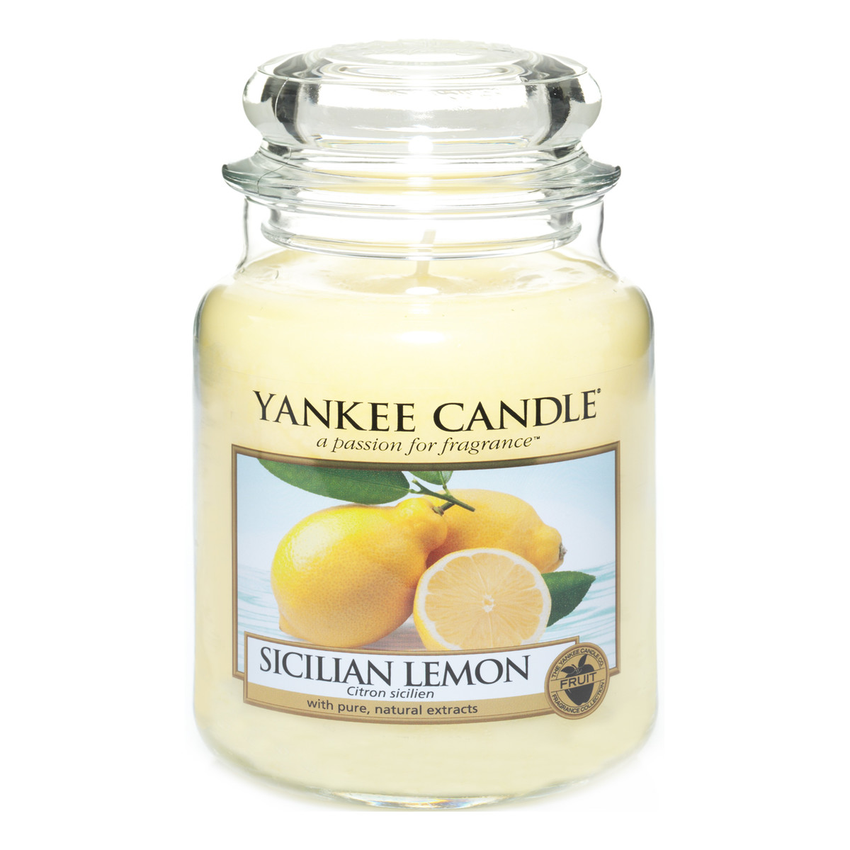 Yankee Candle Large Jar duża świeczka zapachowa Sicilian Lemon 623g
