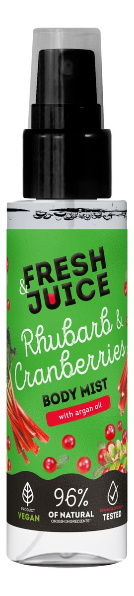 Mgiełka do ciała rabarbar i żurawina