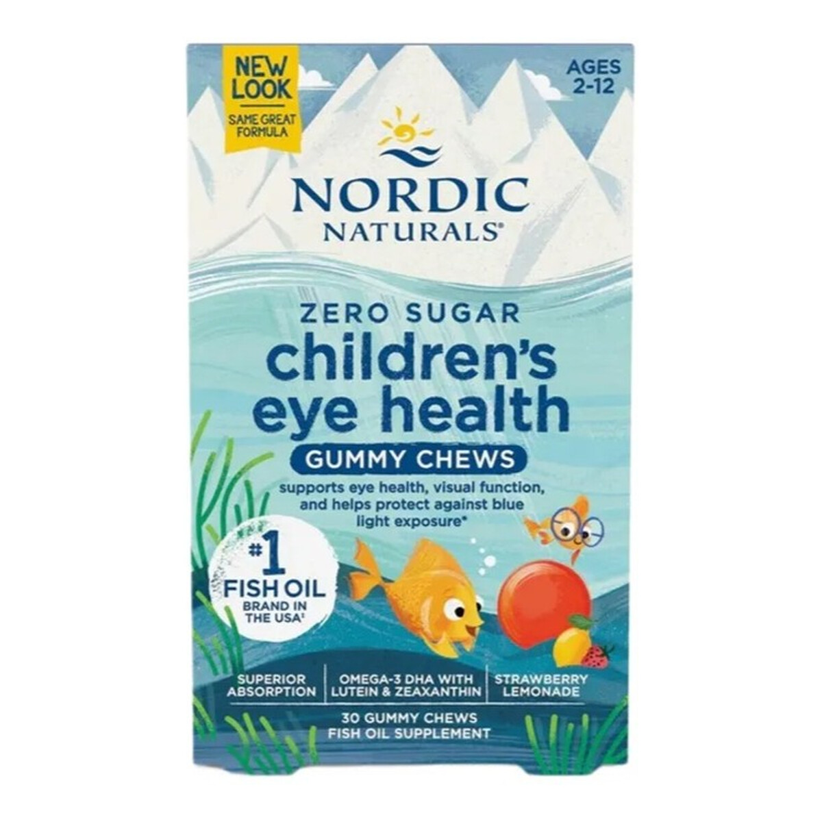 Nordic Naturals Children's Eye Health suplement diety dla dzieci 30 Żelków