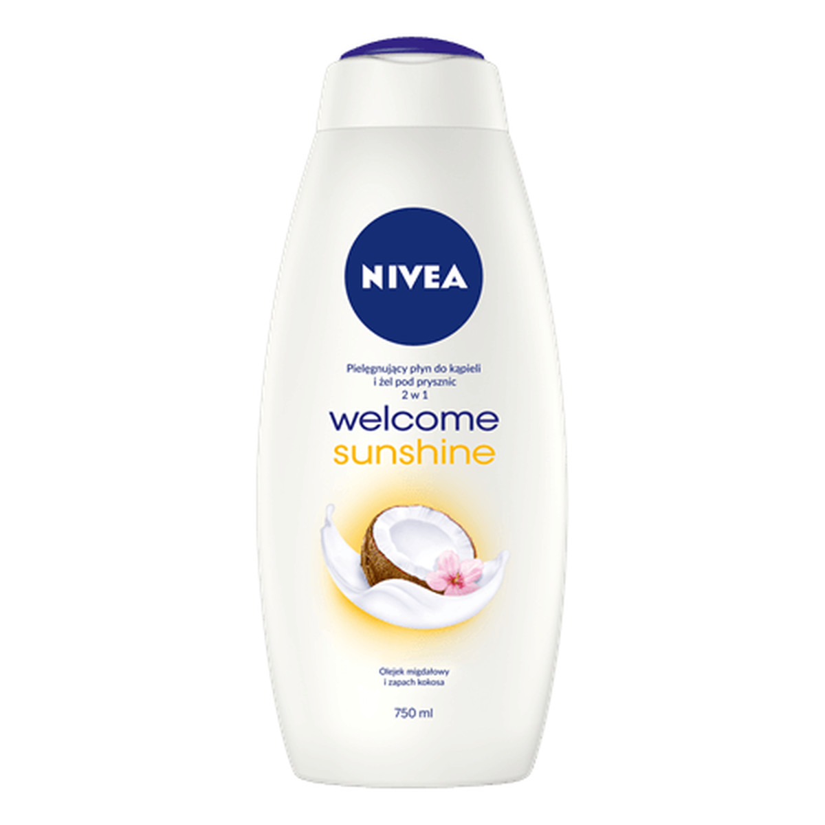 Nivea Welcome Sunshine Płyn do kąpieli i żel pod prysznic 2w1 750ml