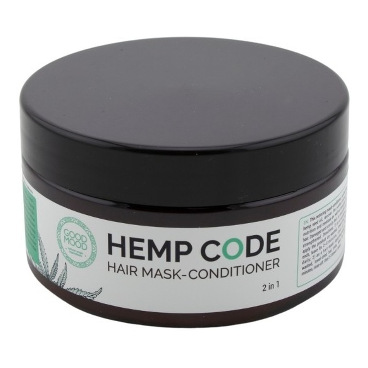 Good Mood Hemp Code Odbudowujący balsam maska do włosów z olejem konopnym 2w1 200ml