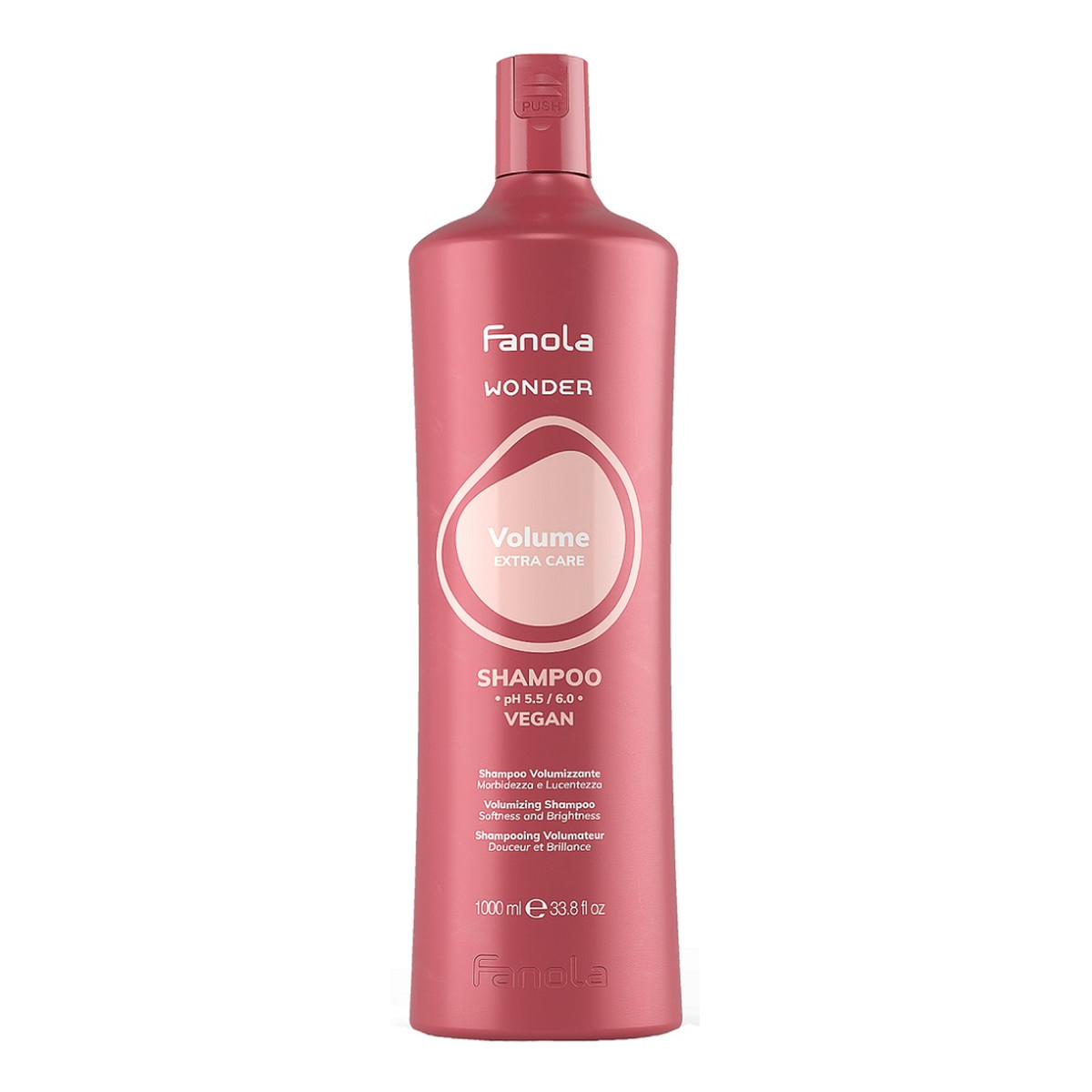 Fanola Wonder volume extra care szampon zwiększający objętość włosów 1000ml