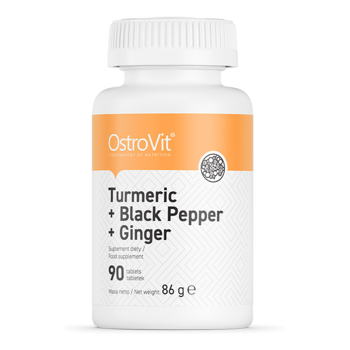 OstroVit Turmeric + Black pepper ginger - 90 tabs