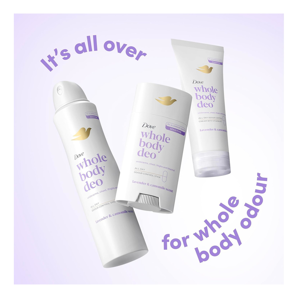 Dove Whole Body Deo Dezodorant w kremie 75ml