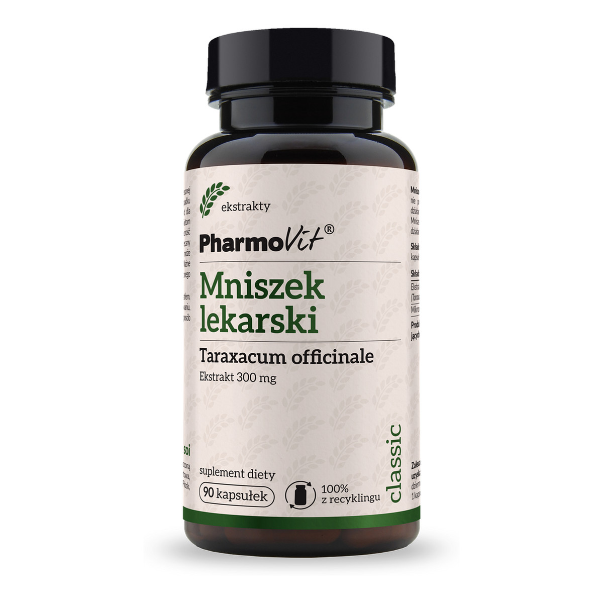 Pharmovit Mniszek Lekarski 300 mg suplement diety 90 kapsułek 300mg