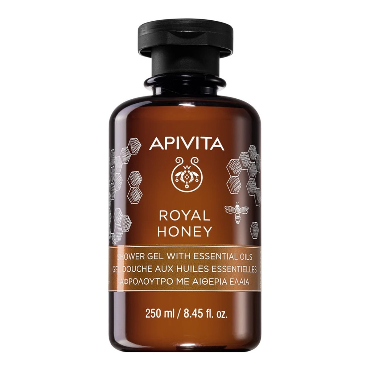 Apivita Royal Honey Shower Gel odżywczy Żel pod prysznic z miodem tymiankowym i olejkami eterycznymi 250ml