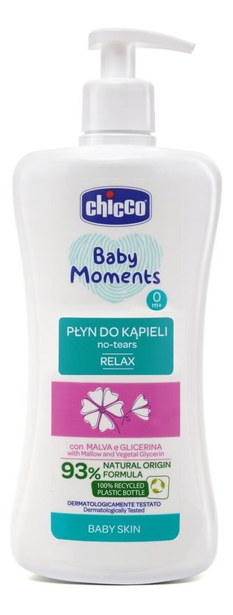 Baby moments płyn do kąpieli 0m+ relax