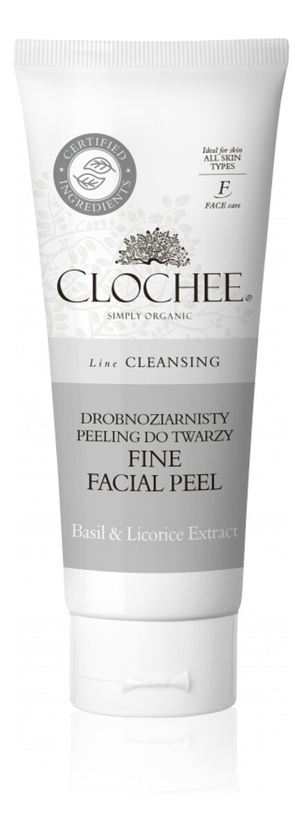 Drobnoziarnisty peeling do twarzy