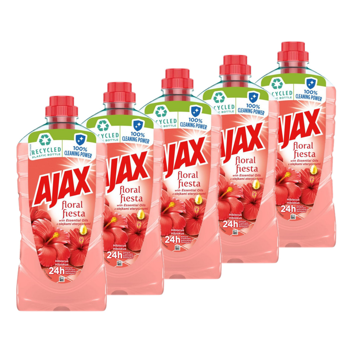 Ajax Floral Fietsa Płyn Uniwersalny Hibiskus 5x1L