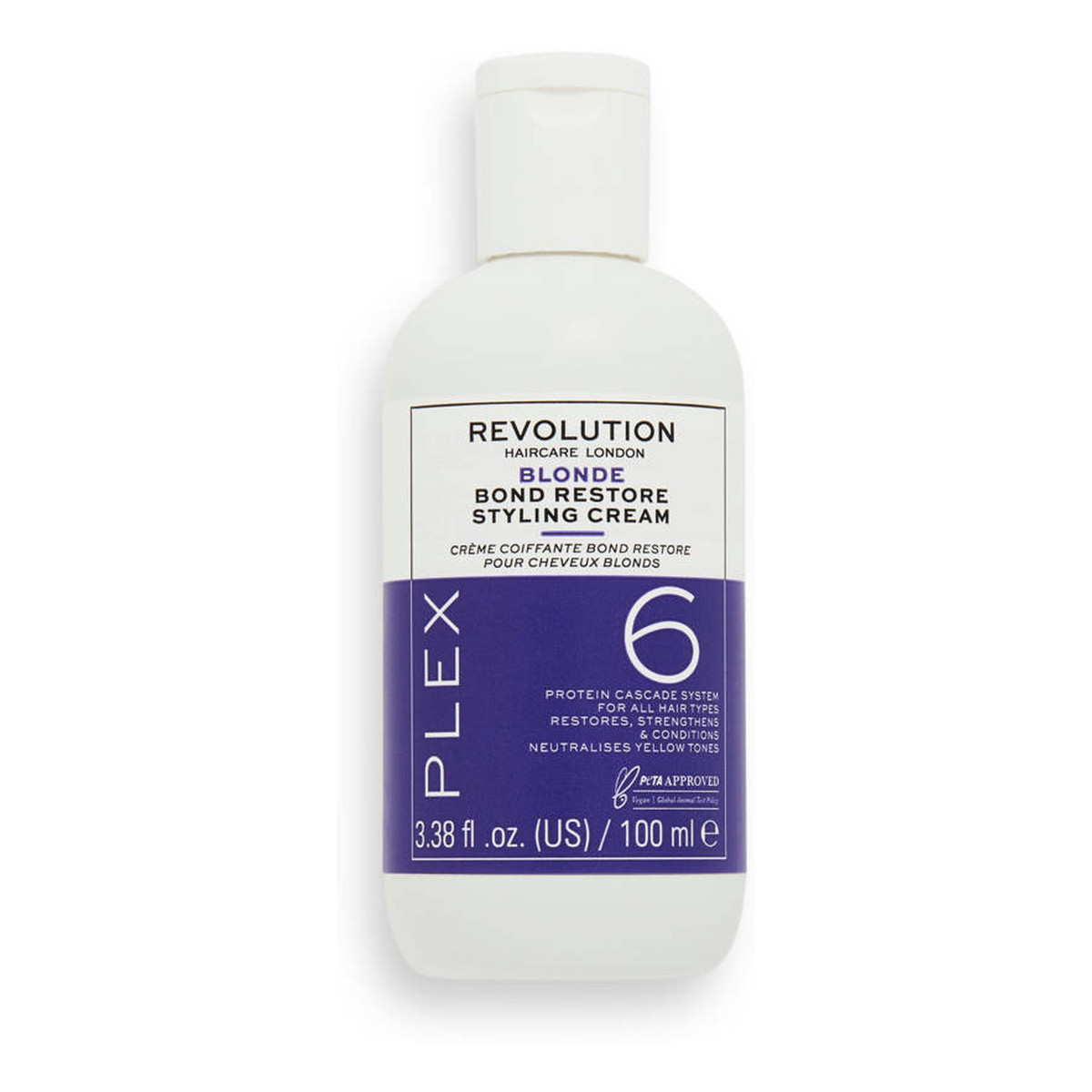 Revolution Haircare Plex Blonde Bond Restore Styling Cream Krem stylizujący do włosów blond 6 100ml