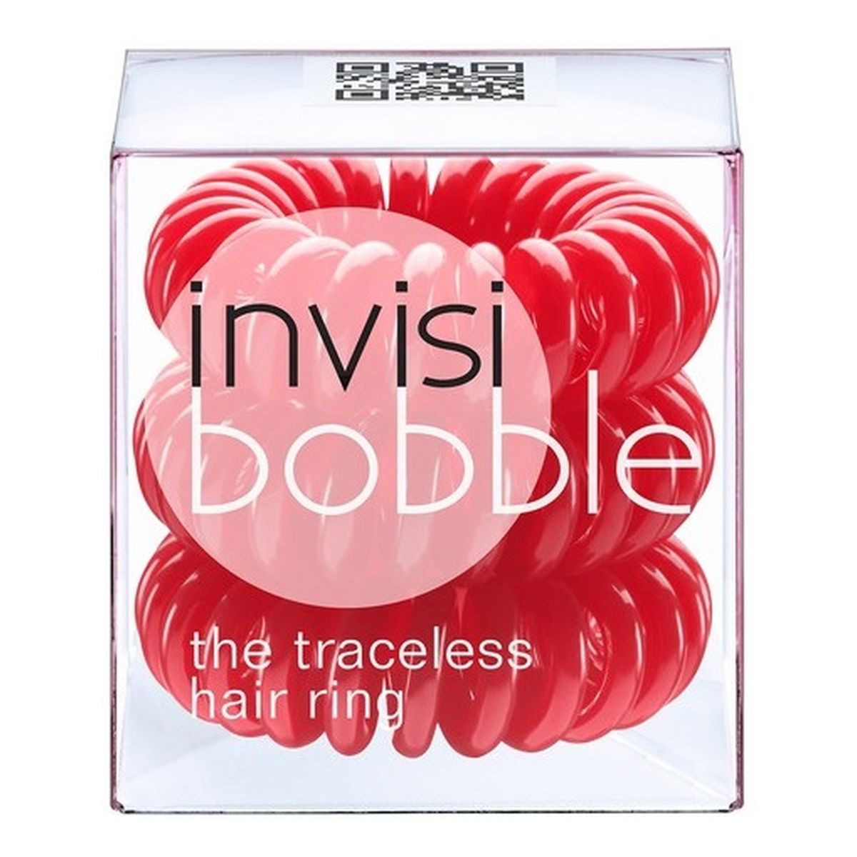 Invisibobble Traceless hair ring gumki do włosów raspberry red 3szt