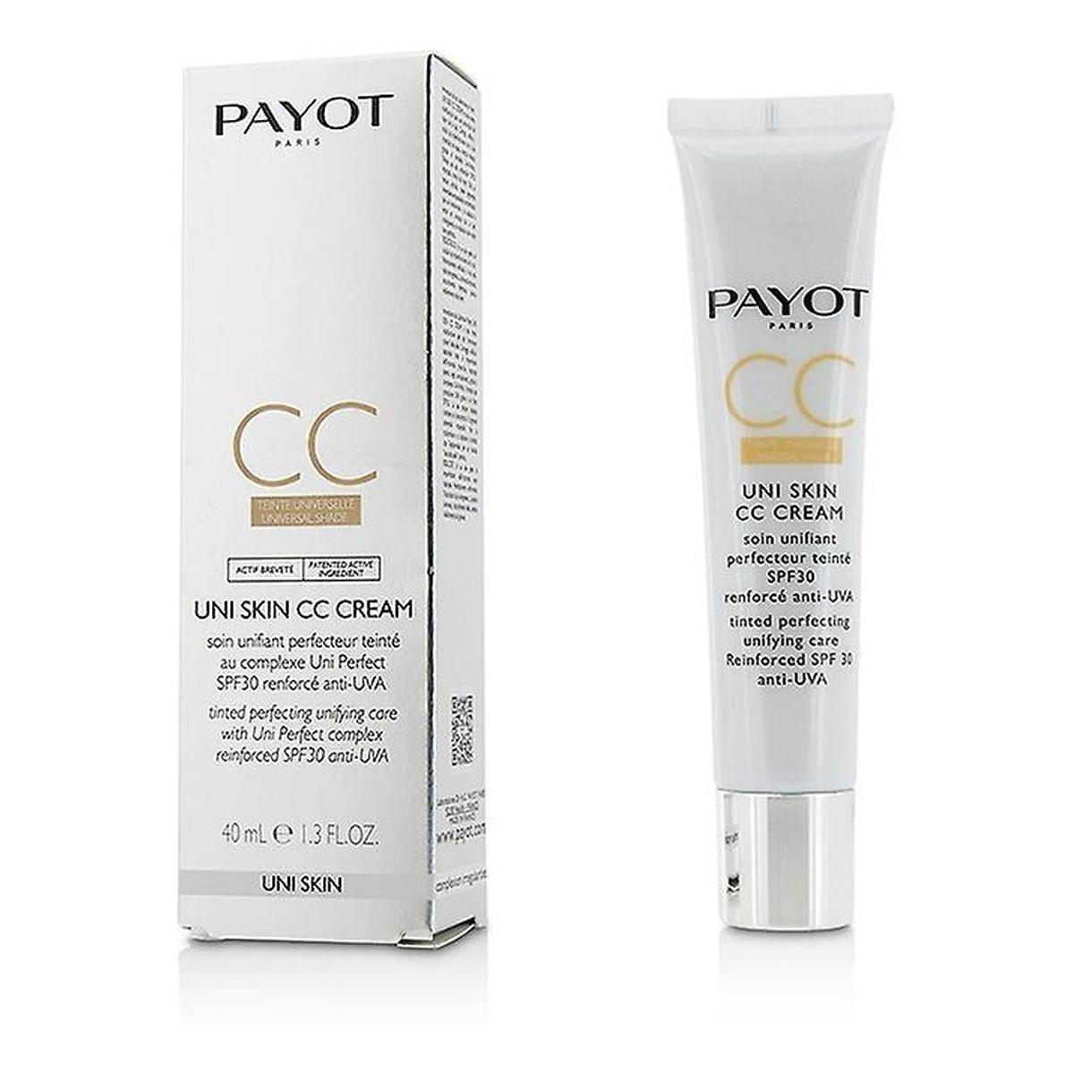 Payot Uni Skin CC Cream Tinted Perfecting Unifying Care Reinforced SPF 30 Krem CC do twarzy 40ml