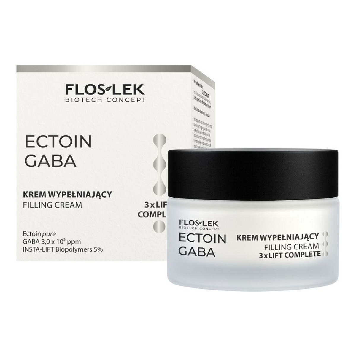 FlosLek Ectoin Gaba Krem wypełniający do twarzy 50ml