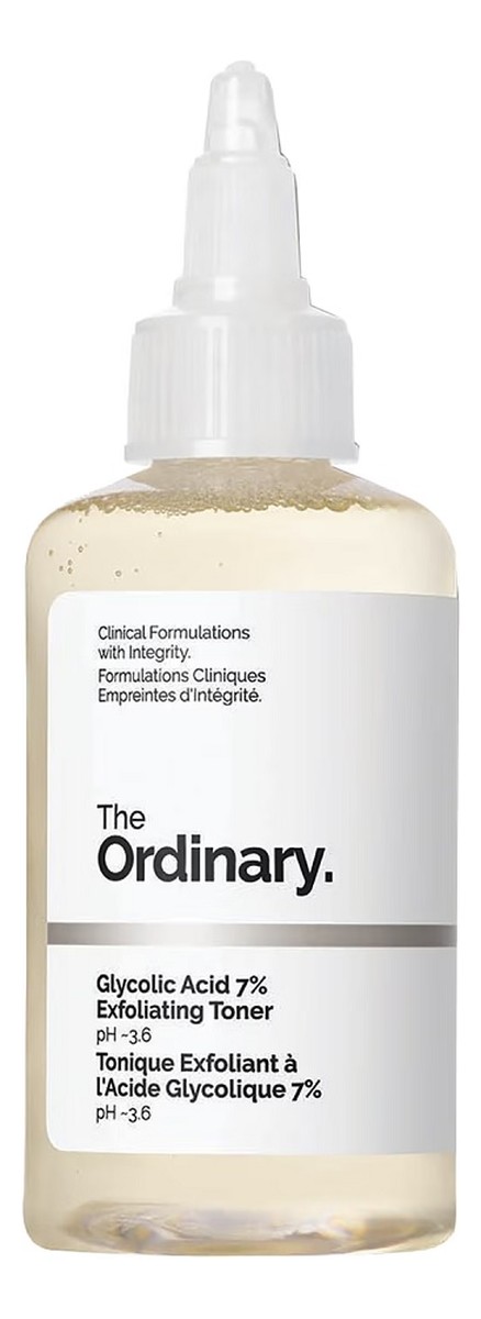 Glycolic acid 7% exfoliating toner tonik złuszczający z kwasem glikolowym