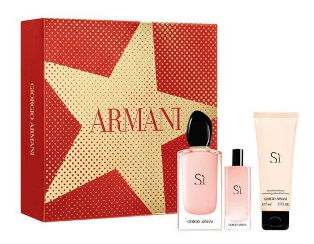 Zestaw woda perfumowana spray 50ml + miniatura wody perfumowanej 7ml + balsam do ciała 75ml