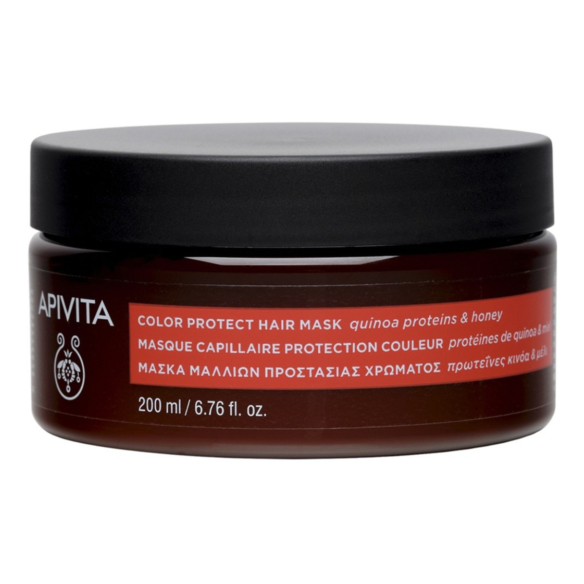Apivita Color protect hair mask maska chroniąca kolor włosów z proteinami quinoa i miodem 200ml