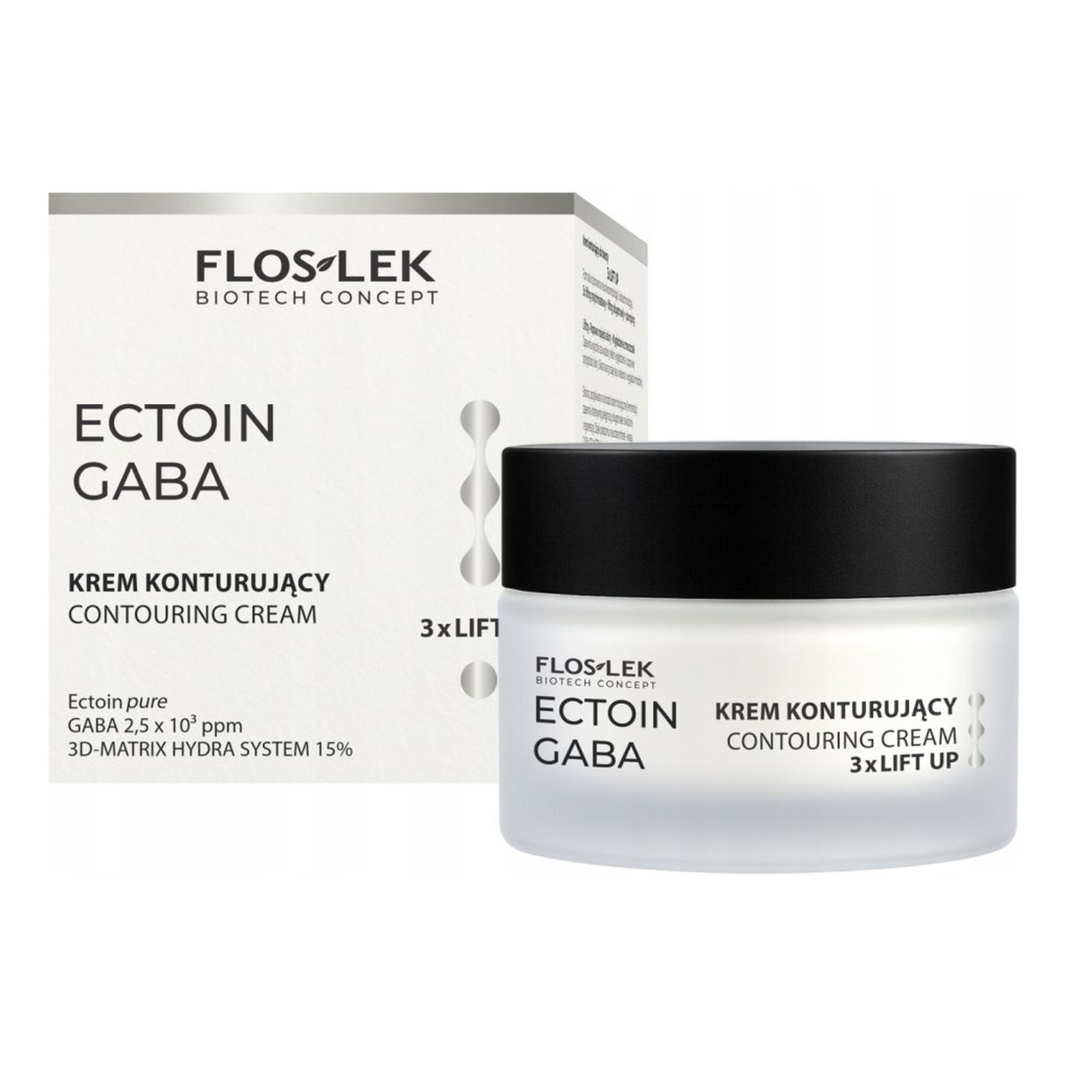 FlosLek Ectoin Gaba krem konturujący do twarzy 50ml