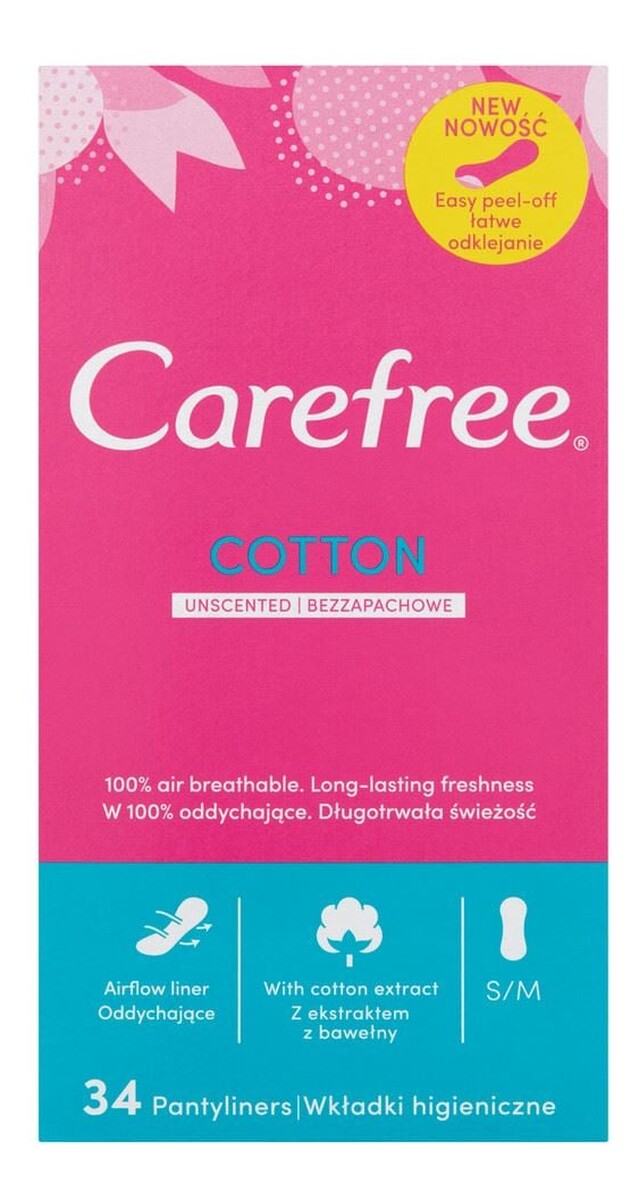 Wkładki higieniczne 34szt.