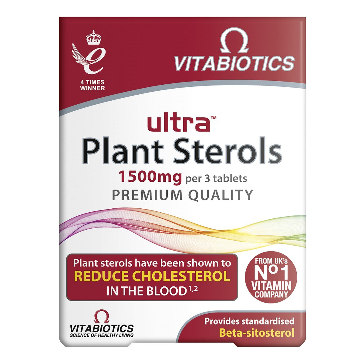 Vitabiotics Ultra plant sterols 500mg suplement diety 30 tabletek