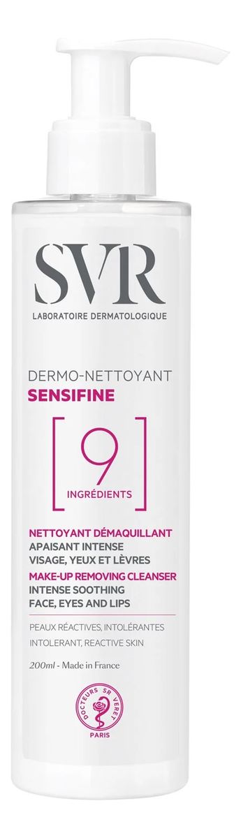 Sensifine dermo-nettoyant intensywnie łagodzący płyn do demakijażu twarzy i oczu