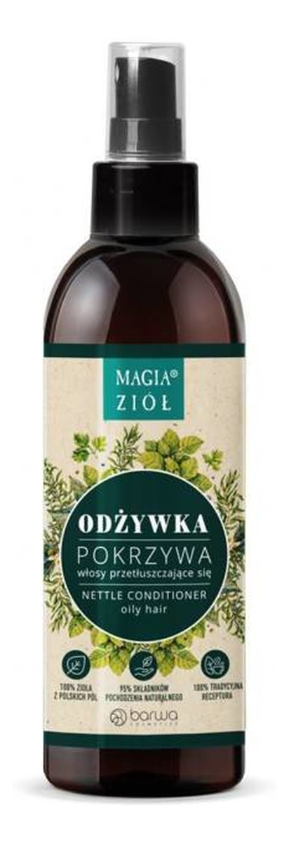 Odżywka w sprayu Pokrzywa - do włosów przetłuszczających się