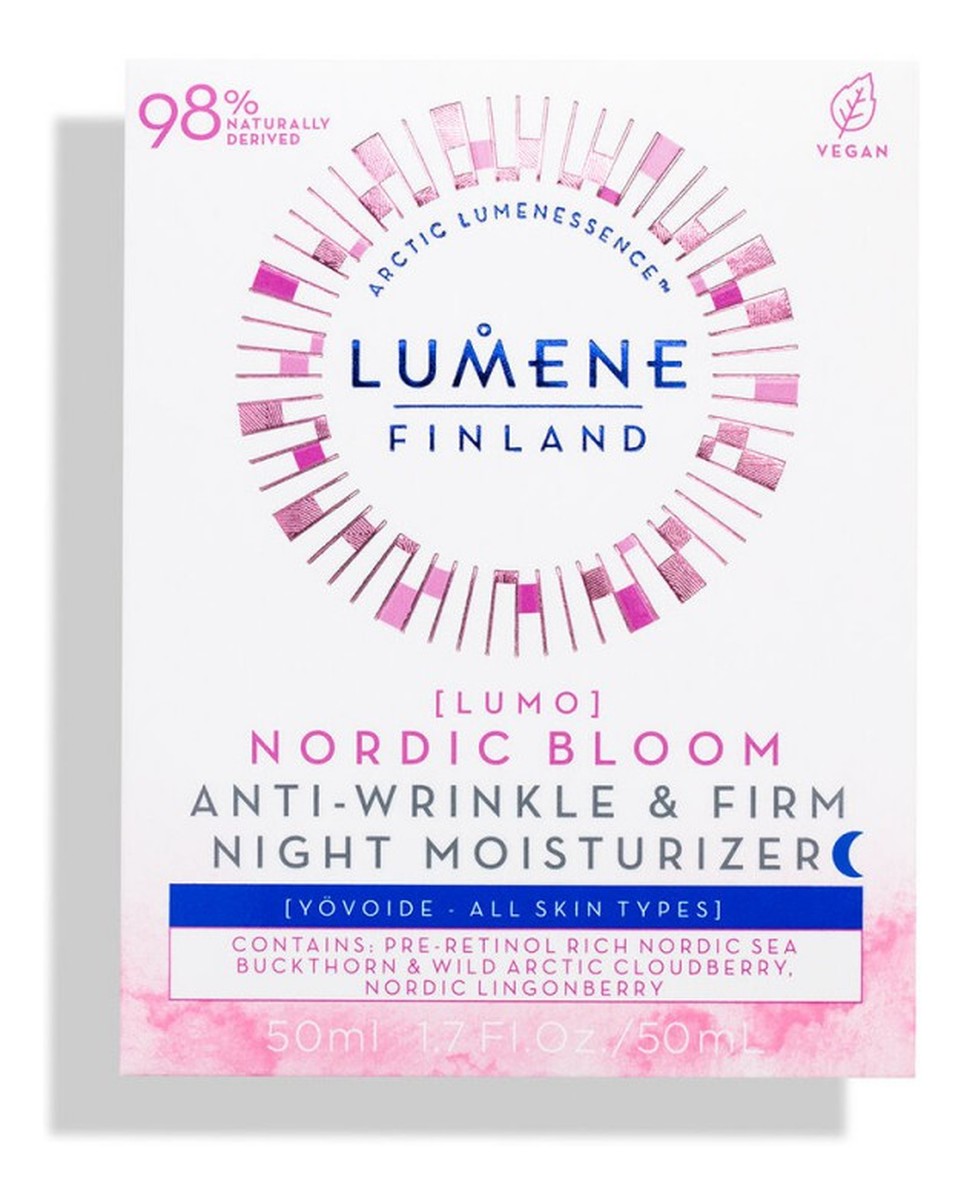 Nordic Bloom Lumo Anti-Wrinkle & Firm Night Moisturizer przeciwzmarszczkowo-ujędrniający krem na noc