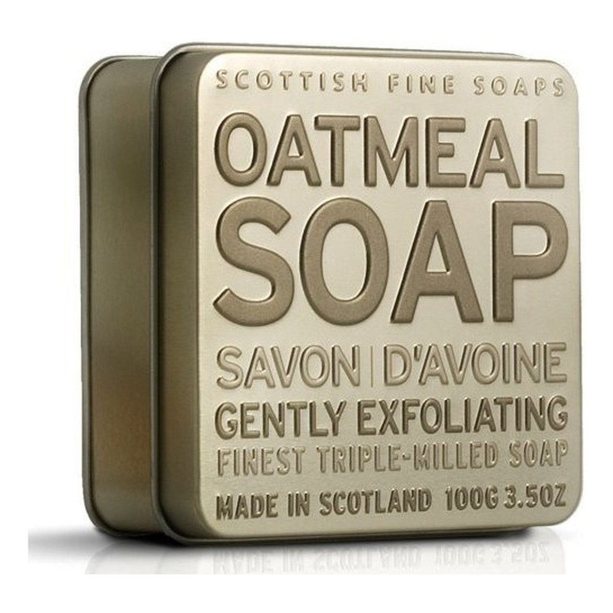 The Scottish Fine Soaps Oatmeal Soap In A Tin Mydło w puszce 100g