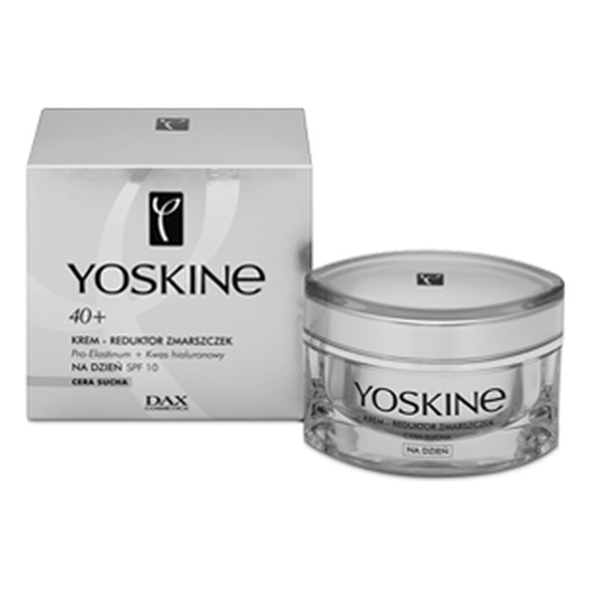Yoskine 40+ Krem Redukujący Zmarszczki Mimiczne SPF 10 Na Dzień 50ml