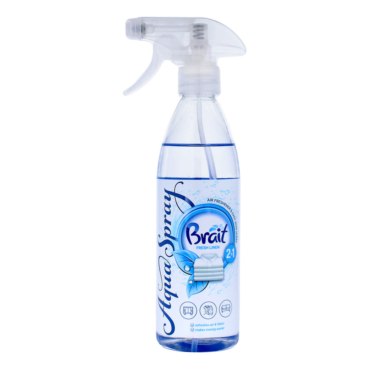 Brait Aqua Spray Wodny Odświeżacz powietrza 2w1 - Fresh Linen 425g