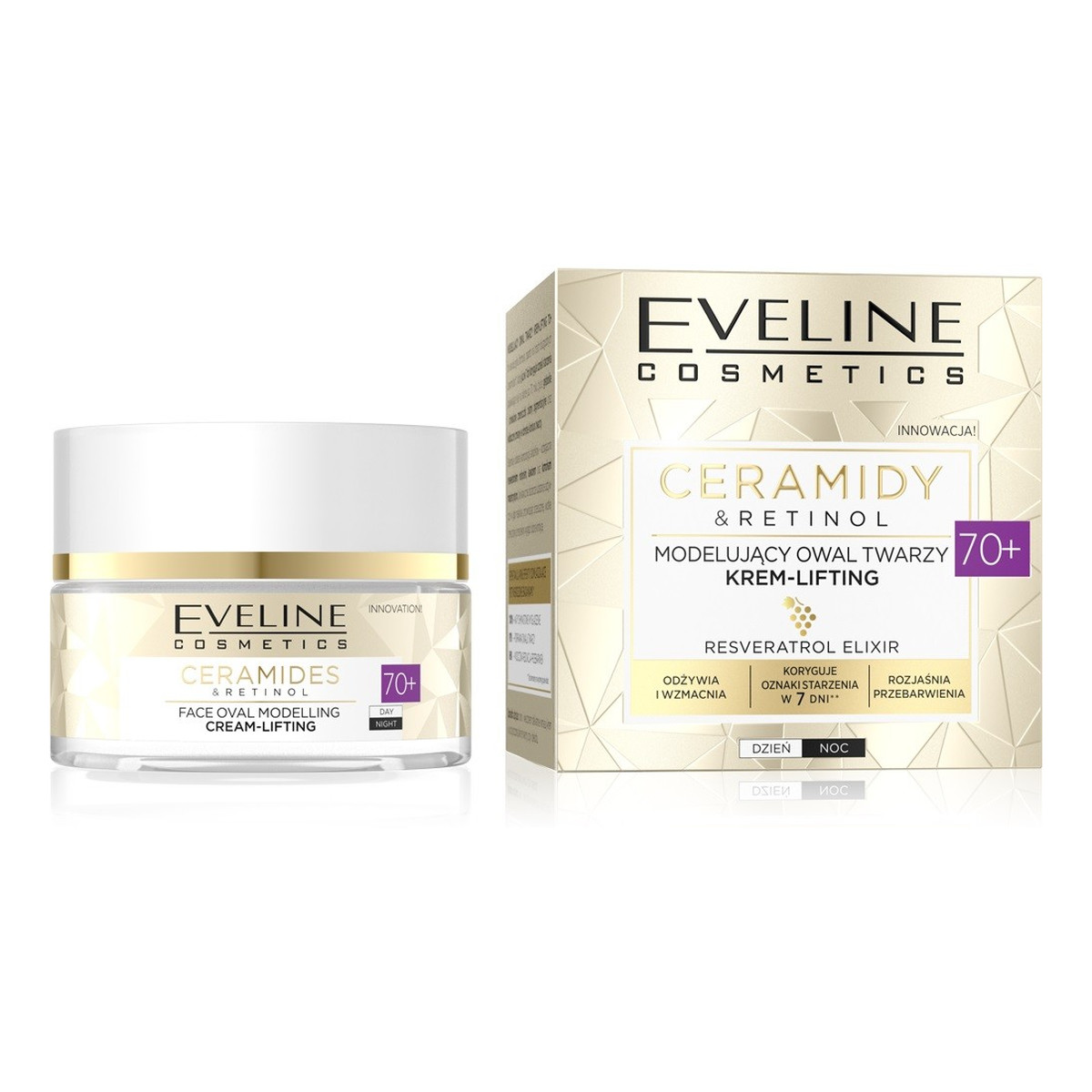Eveline Ceramidy&Retinol Krem liftingujący do twarzy 70+ 50ml