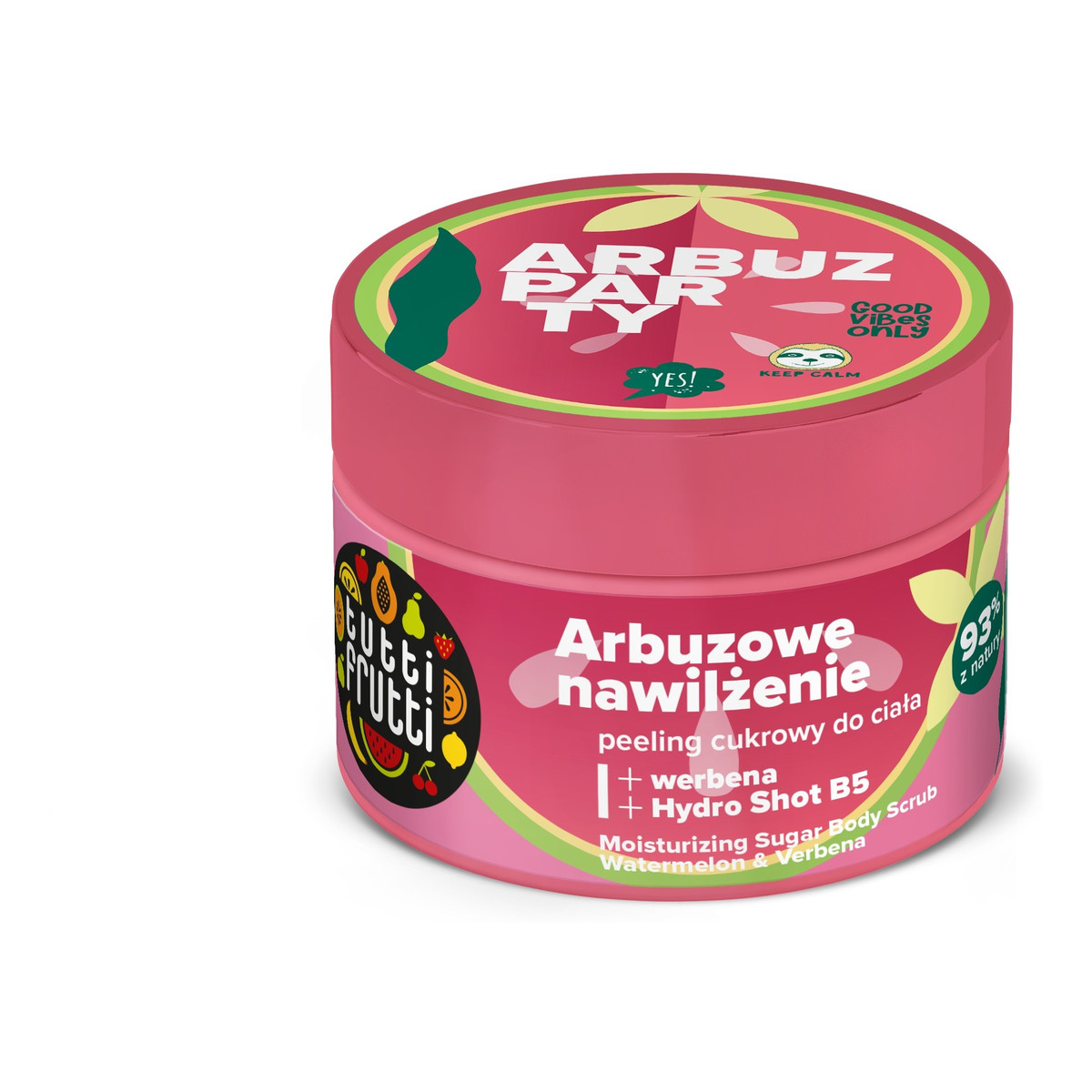 Farmona Tutti Frutti Arbuz Party Peeling cukrowy do ciała Arbuzowe Nawilżenie 300g