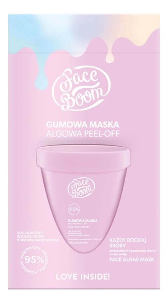 Gumowa maska algowa peel-off do każdego rodzaju skóry