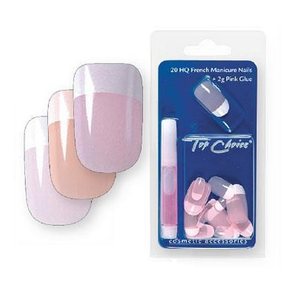 Top Choice French Manicure Sztuczne paznokcie różowe (7866R)