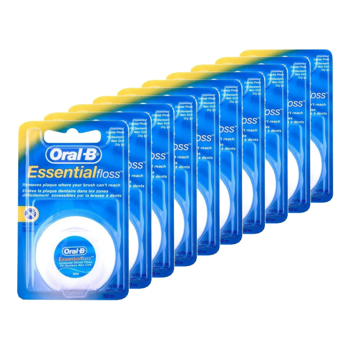 Oral-B Essential Floss Nić Dentystyczna Unwaxed niewoskowana 10szt.