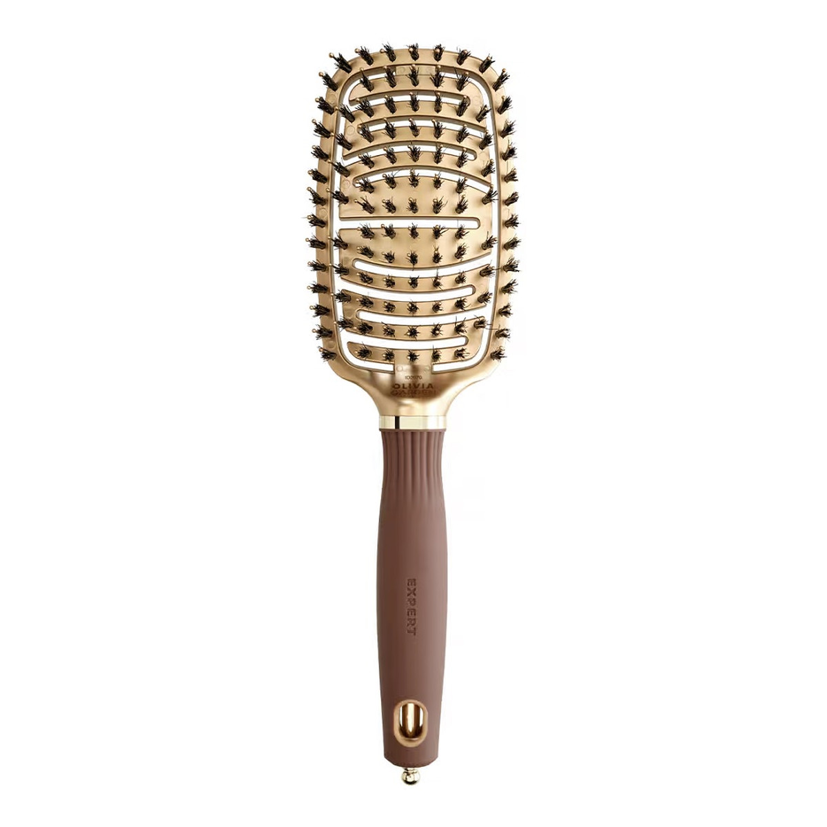 Olivia Garden Expert care flex termiczna szczotka do modelowania włosów gold brown