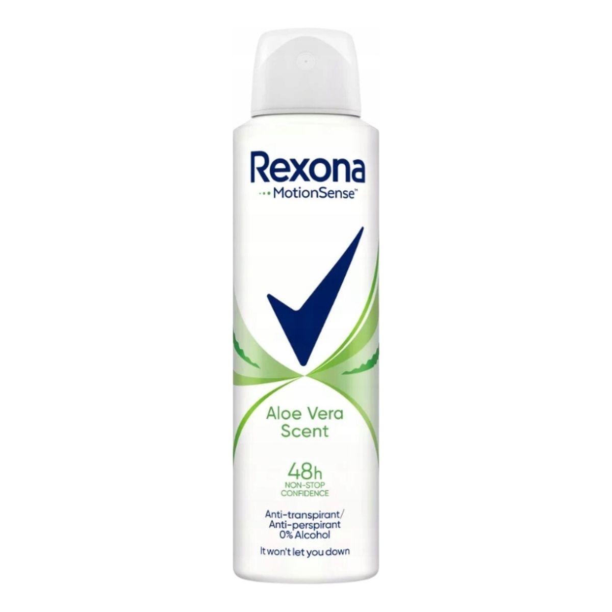Rexona Aloe vera scent Antyperspirant w sprayu dla kobiet 150ml