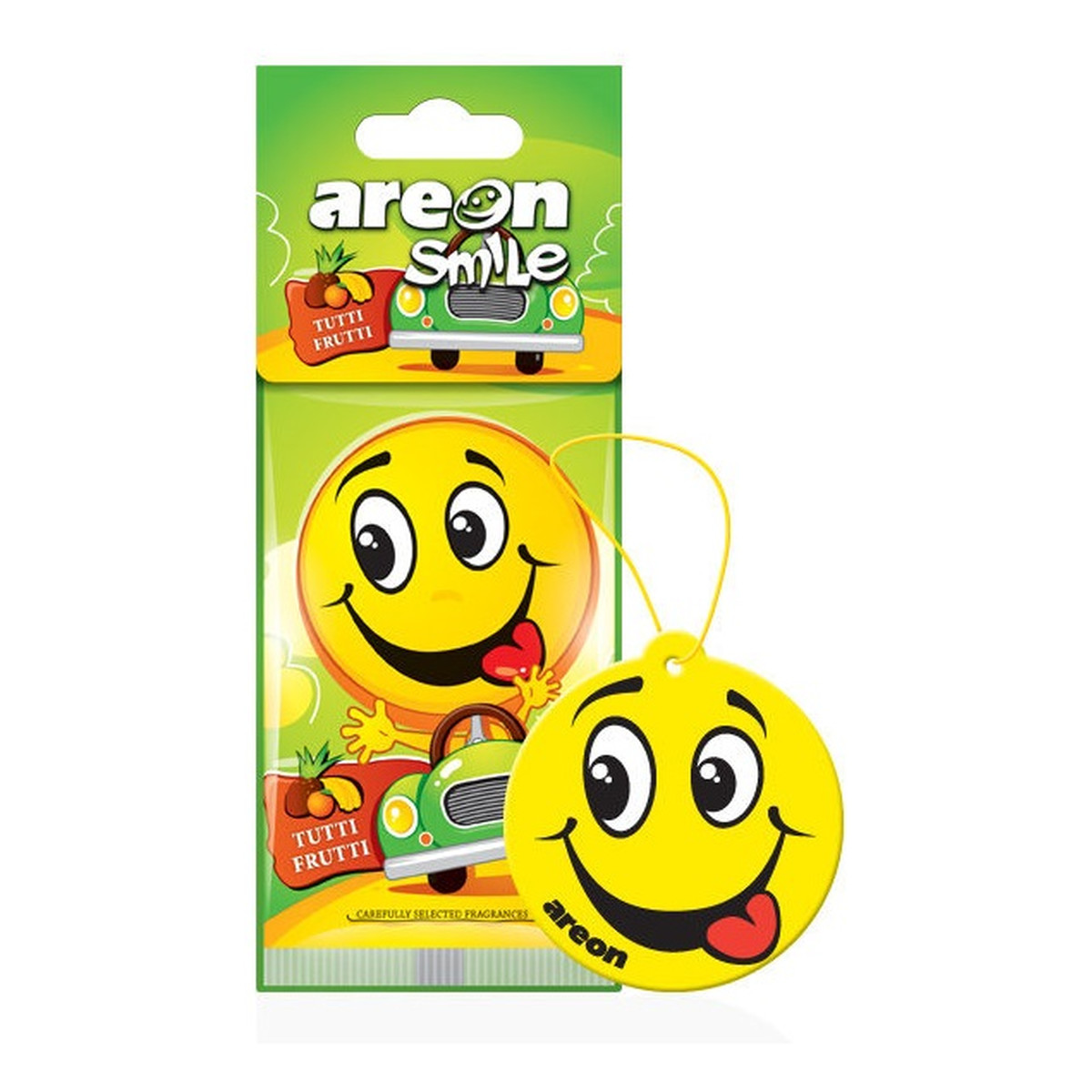 Areon Smile dry odświeżacz do samochodu tutti frutti