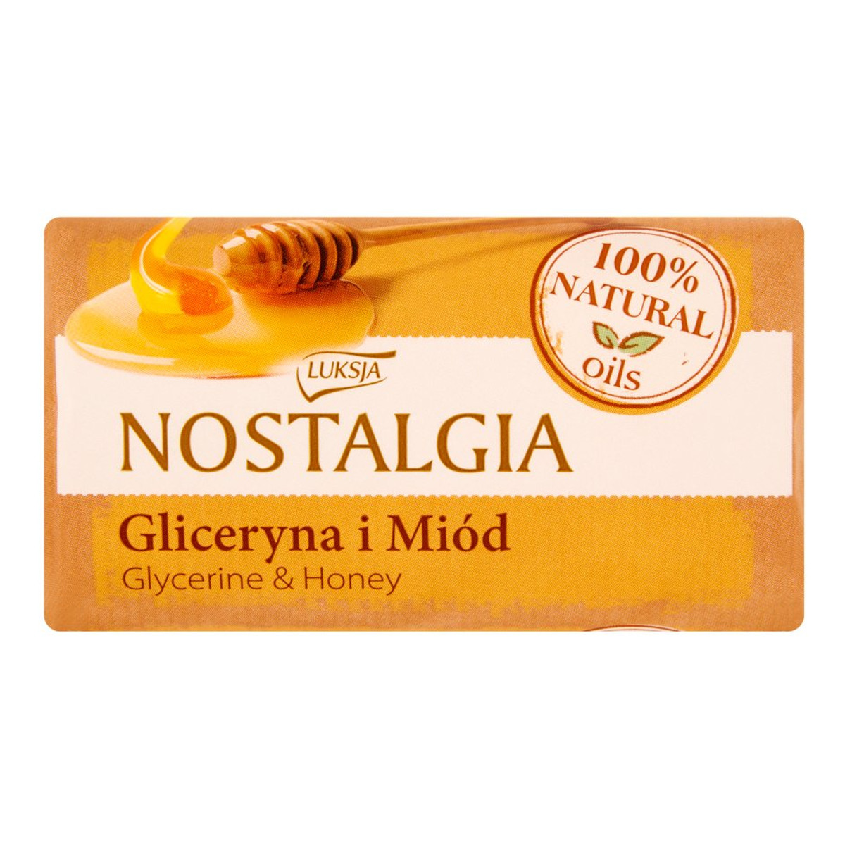 Luksja Nostalgia Gliceryna i Miód Mydło w kostce 150g