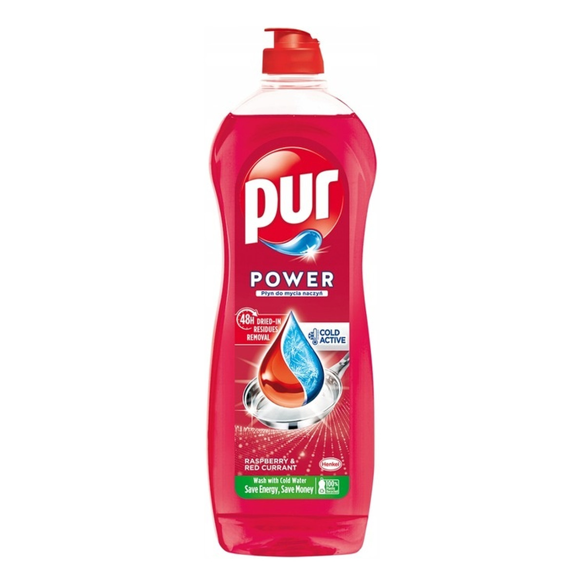 Pur Power raspberry red currant płyn do mycia naczyń 750ml