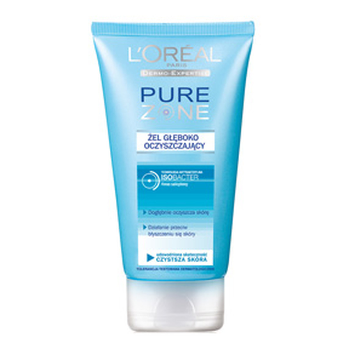 L'Oreal Paris PURE ZONE Dermo-Expertise Żel Głęboko Oczyszczający Do Twarzy Dla Młodej Skóry 150ml