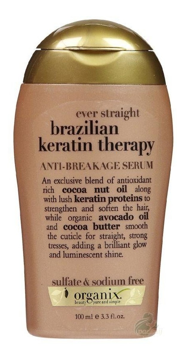 Serum przeciw łamaniu włosów z brazylijską keratyną