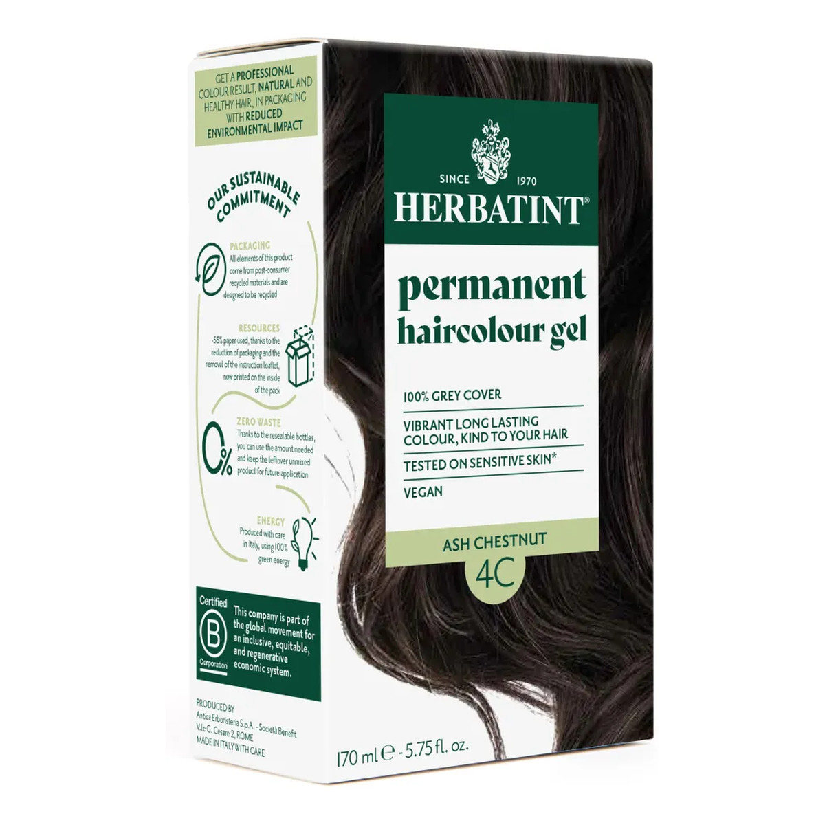 Herbatint Trwała Ziołowa farba do włosów 170ml
